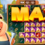 Game Piggy Cluster Hunt Slot