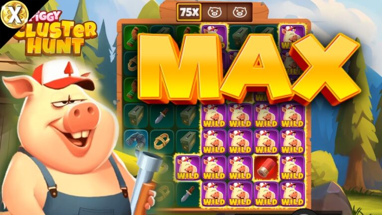 Game Piggy Cluster Hunt Slot
